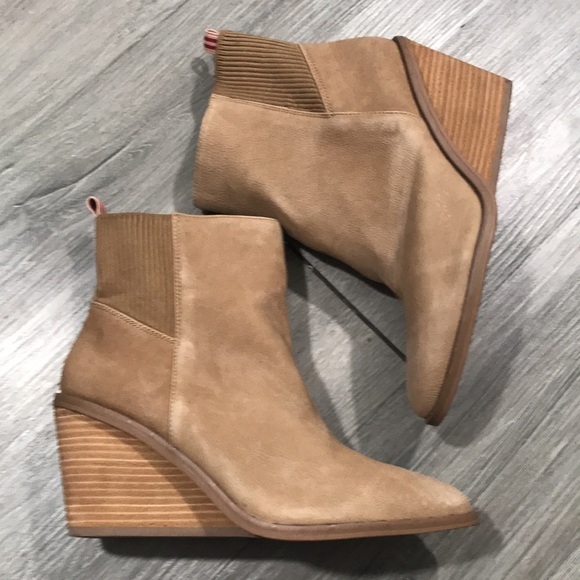 Dr. Scholl's Shoes - Dr. Scholl’s New Original Collection Mania Toasted Coconut Leather Wedge Boots